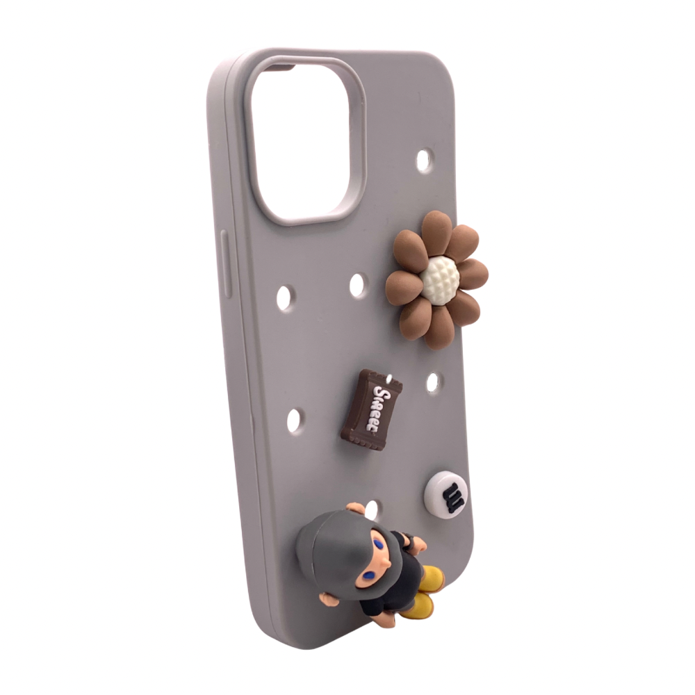 Carcasa Para iPhone 12 Pro Max Estilo Crocs