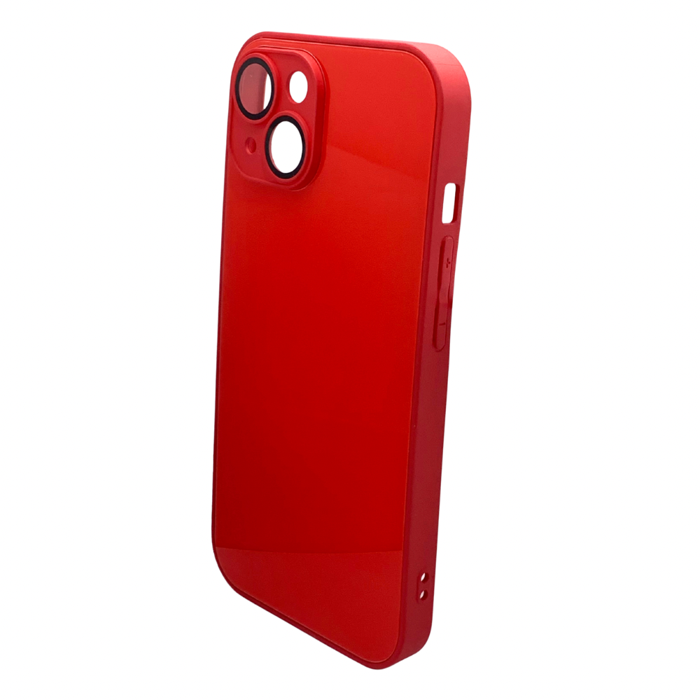 Carcasa Para iPhone 15 Color Sólido Rojo