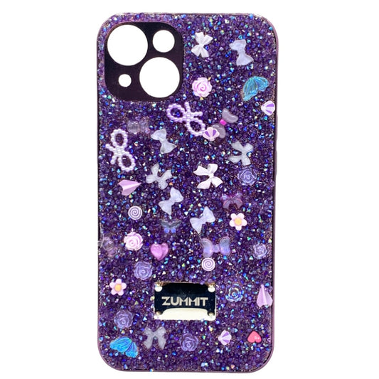 Carcasa Para iPhone 13 Estilo Brillo Con Relieves
