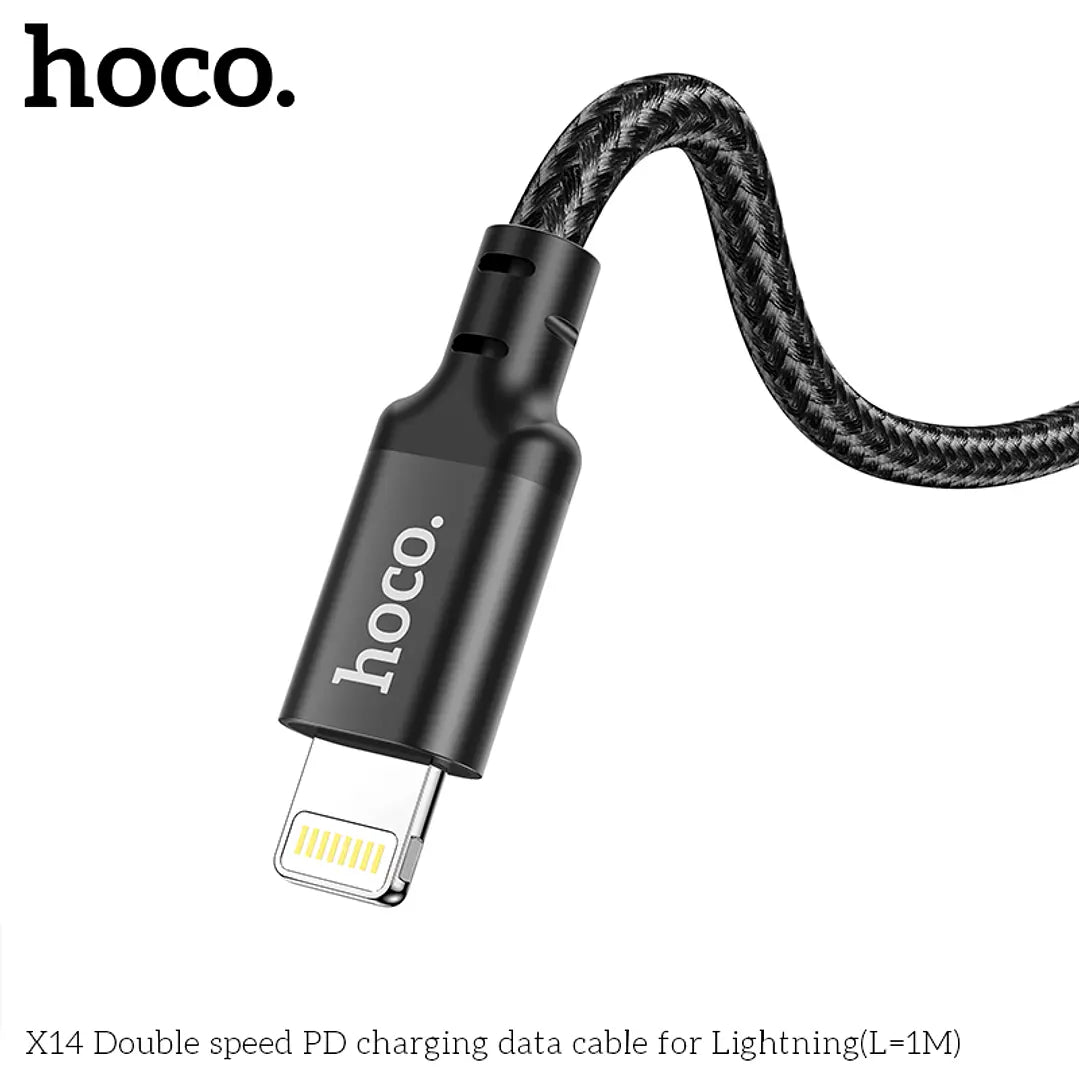 Cable Hoco X14 tipo C a Lightning 1m