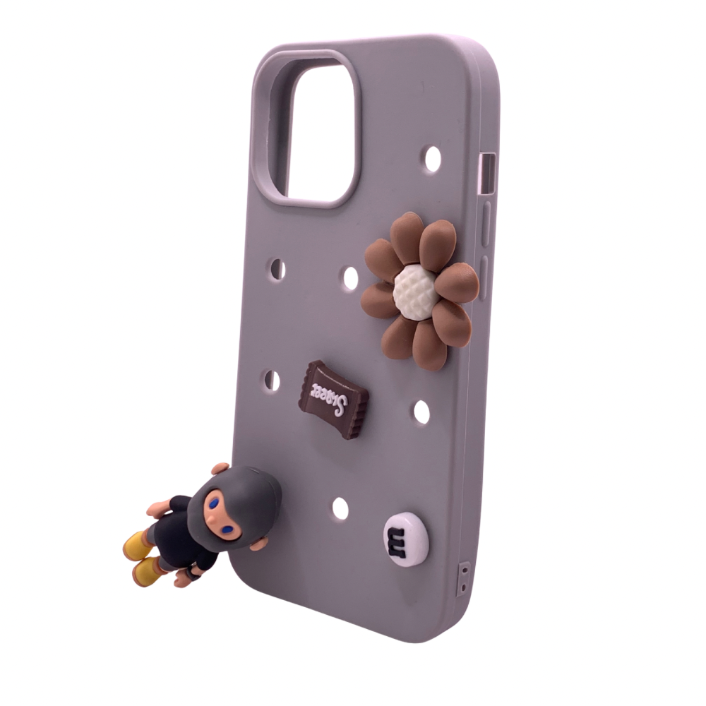Carcasa Para iPhone 12 Pro Max Estilo Crocs