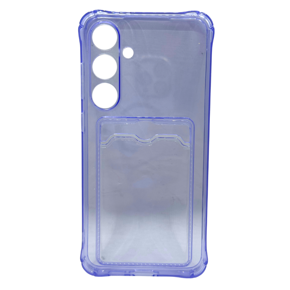 Carcasa Transparente de Color con Tarjetero para Samsung S24 FE