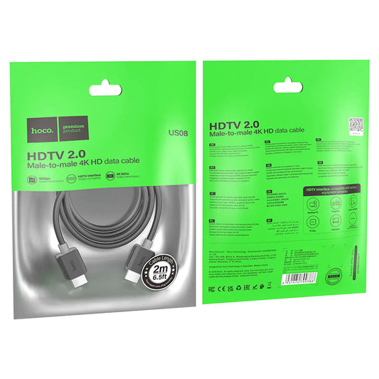 Cable HDMI Hoco US08 2m