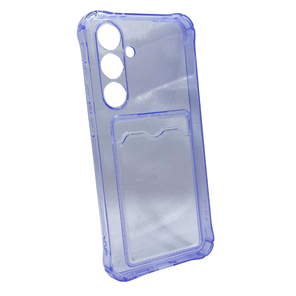 Carcasa Transparente de Color con Tarjetero para Samsung S24 FE