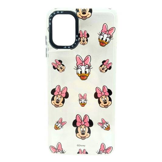Funda para Samsung A06 Minnie y Daisy Transparente - Estilo Disney