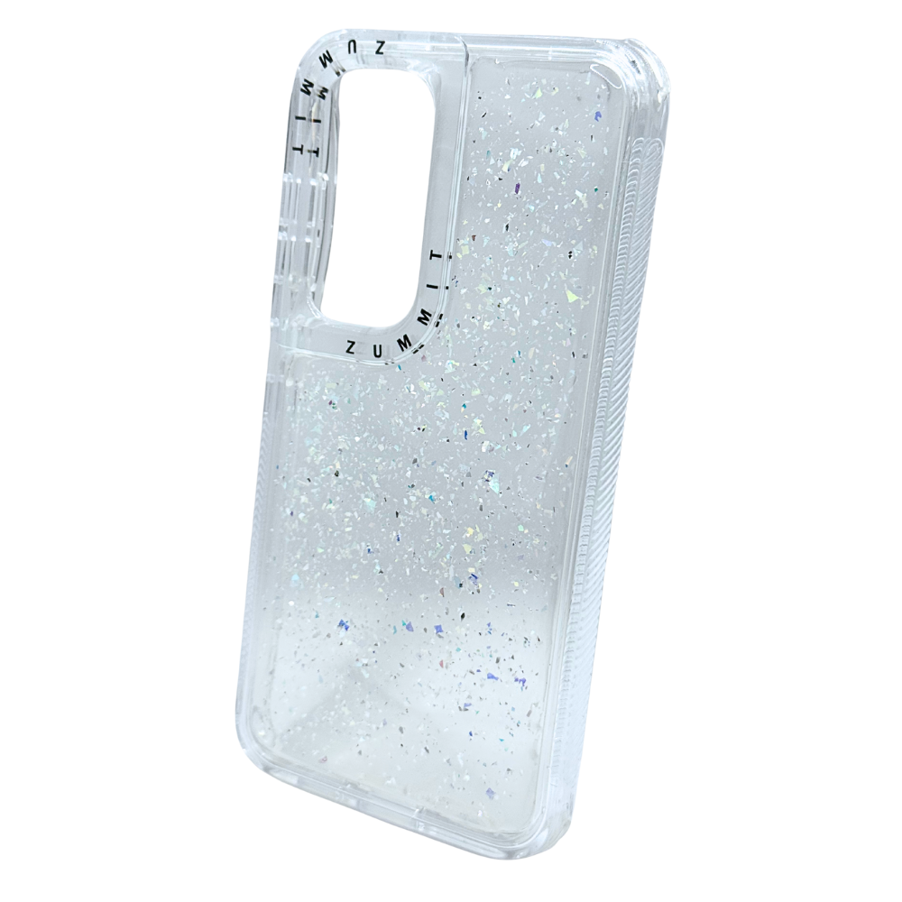 Carcasa Transparente con Brillos y Protección 360° para Samsung S25