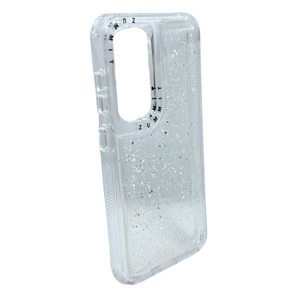 Carcasa Transparente con Brillos y Protección 360° para Samsung S25