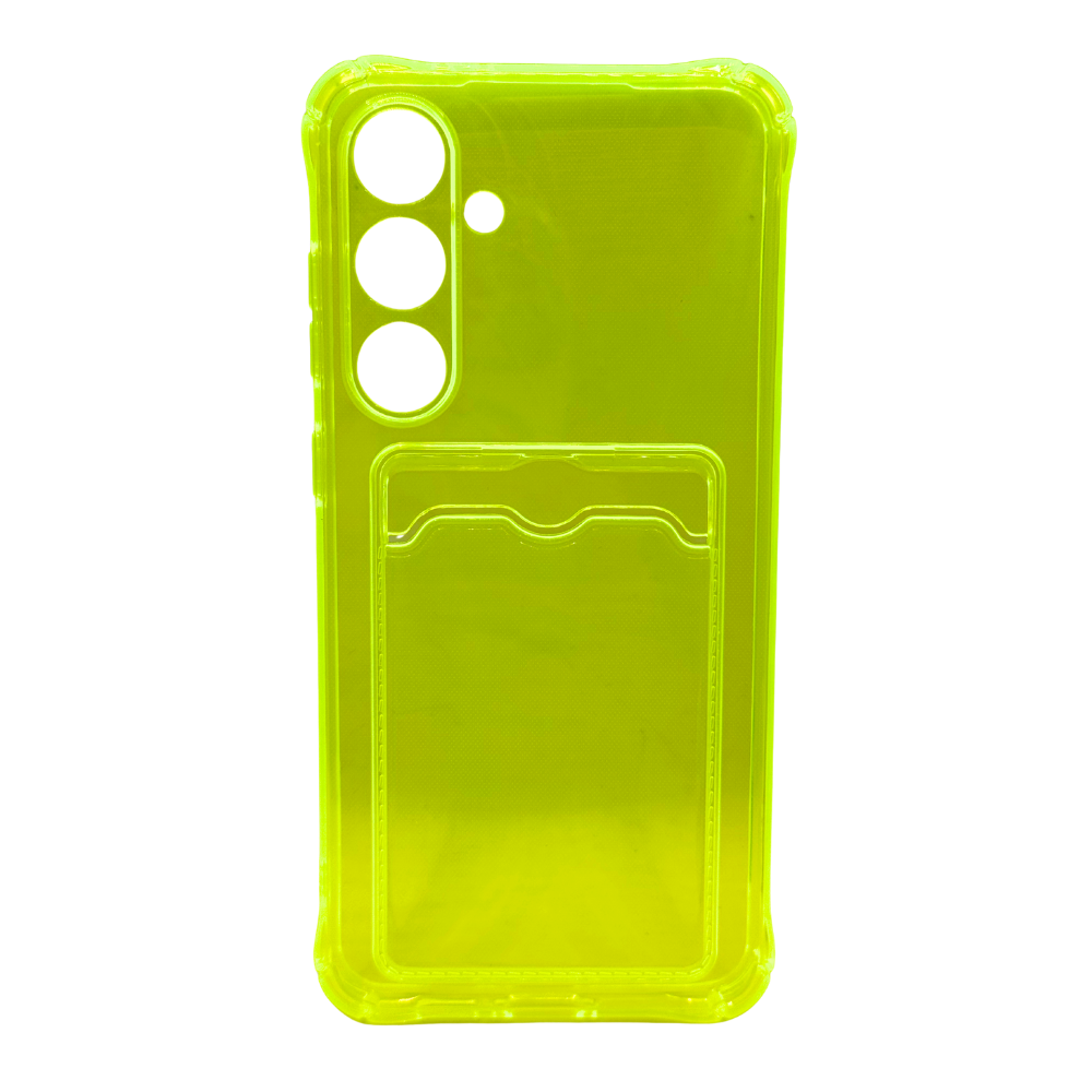 Carcasa Transparente de Color con Tarjetero para Samsung S24 FE