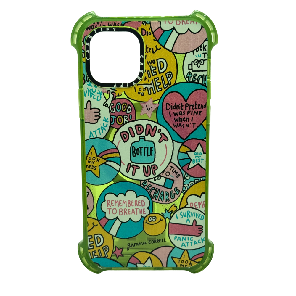 Carcasa iPhone 12 / 12 Pro con Diseño de Stickers Y COMPATIBLE CON MAGSAFE