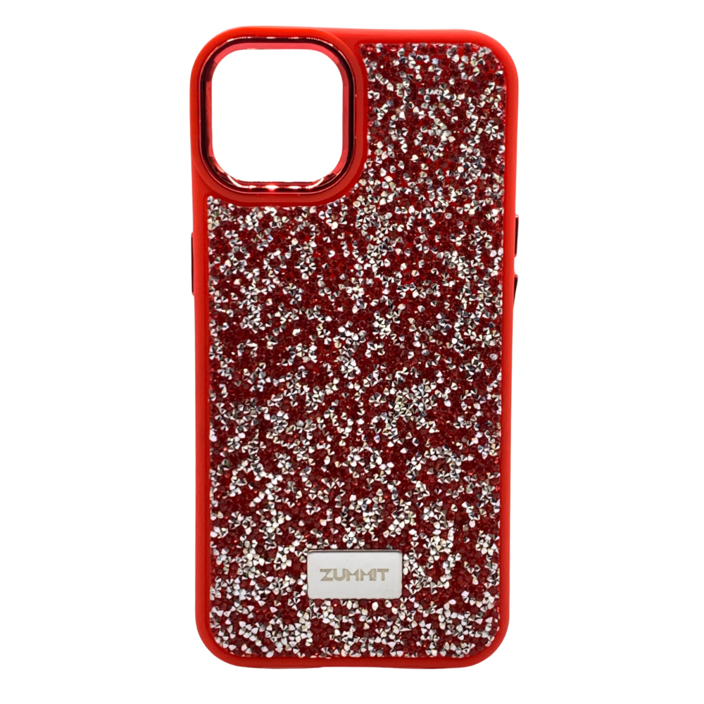 Carcasa Para iPhone 13 y iPhone 14 Estilo Glitter Relieve