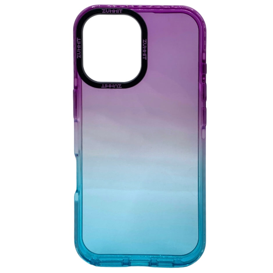 Carcasa Para iPhone 16 Transparente Con Efecto Degradado