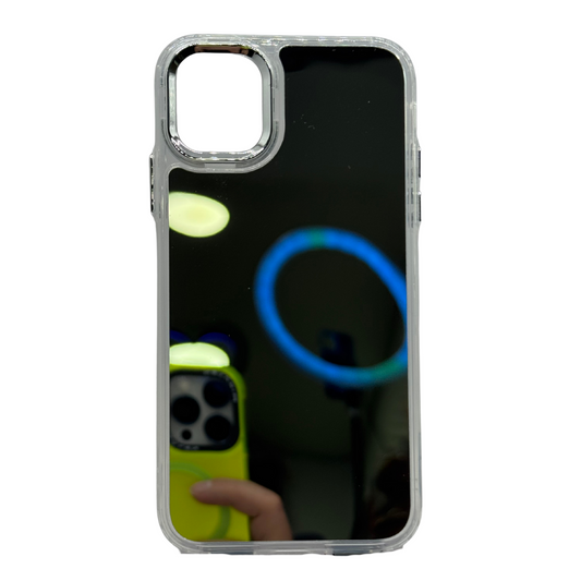 Carcasa Efecto Espejo Plateado para iPhone 11