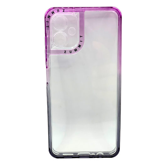 Funda Samsung A06 Transparente Bicolor: Carcasa Flexible Antigolpes