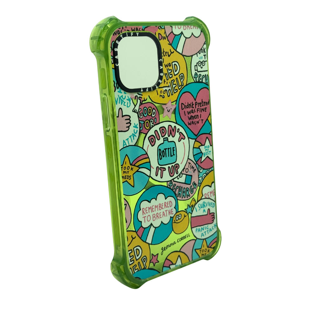 Carcasa iPhone 12 / 12 Pro con Diseño de Stickers Y COMPATIBLE CON MAGSAFE