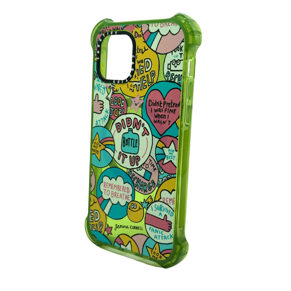 Carcasa iPhone 12 / 12 Pro con Diseño de Stickers Y COMPATIBLE CON MAGSAFE