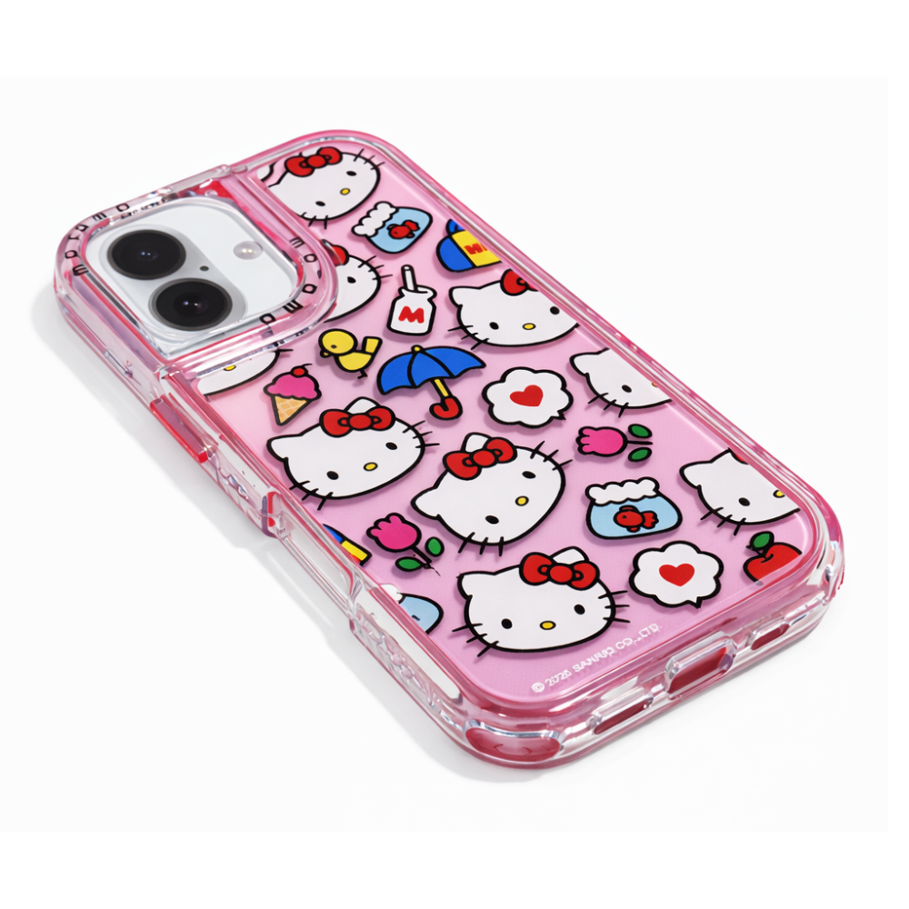 Carcasa Hello Kitty Edición Especial para iPhone 16 – Protección 360° para Smartphone
