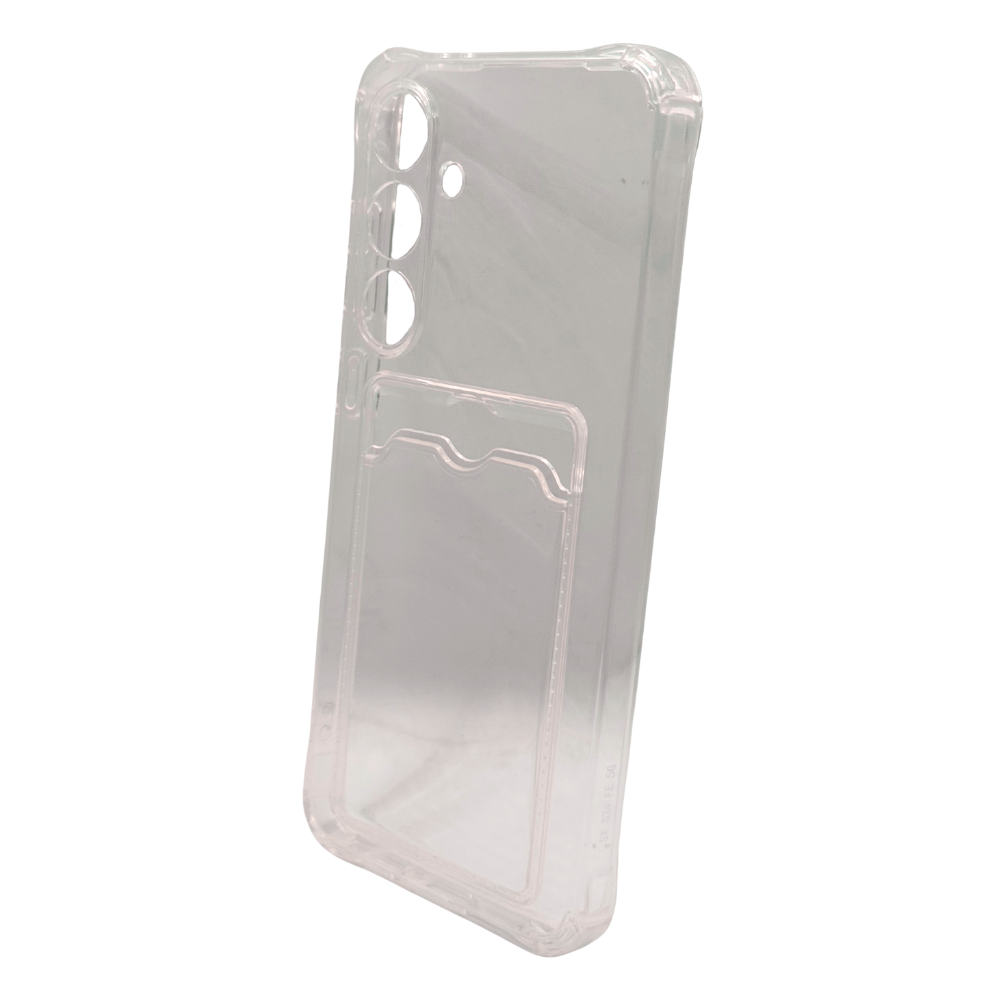 Carcasa Transparente de Color con Tarjetero para Samsung S24 FE