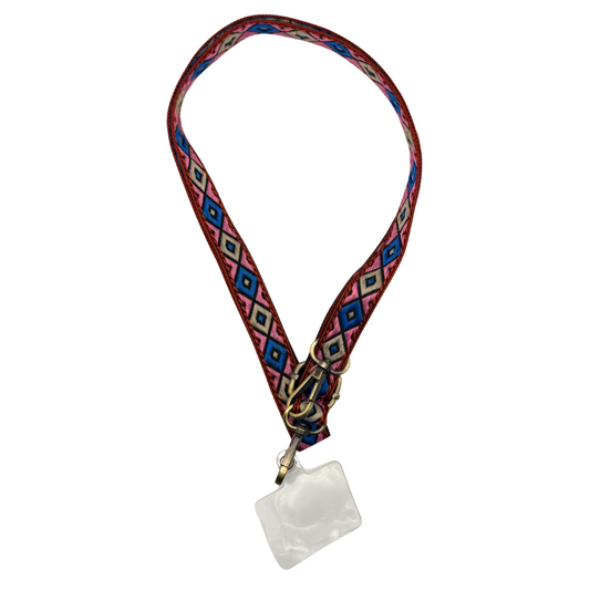 Lanyard Étnico Boho para teléfono