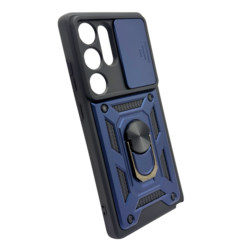 Carcasa para S25 Ultra Antigolpes con Anillo y Protector de Cámara