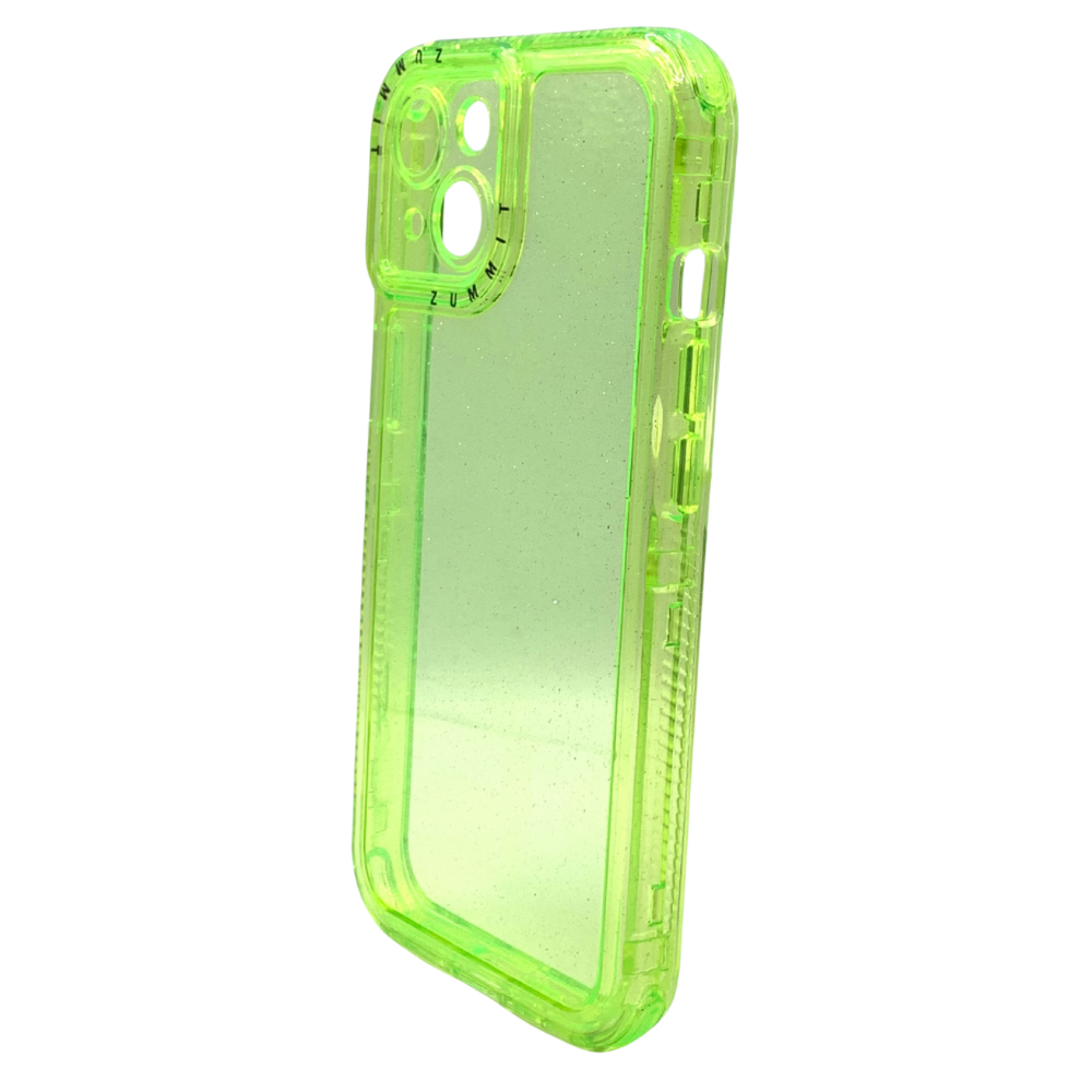 Carcasa Para iPhone 13, iPhone 14 Transparente Con Glitter