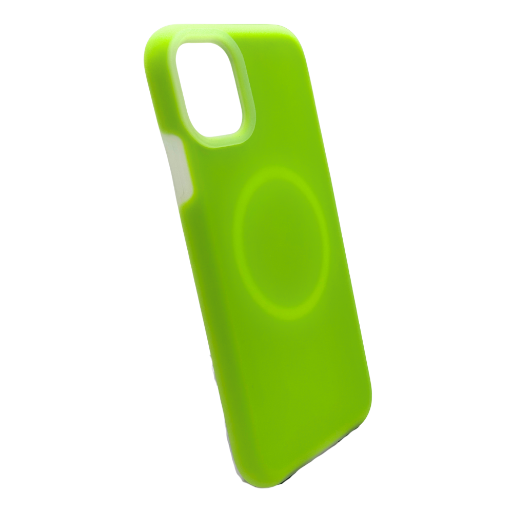 Carcasa MagSafe para iPhone 11 en verde neón