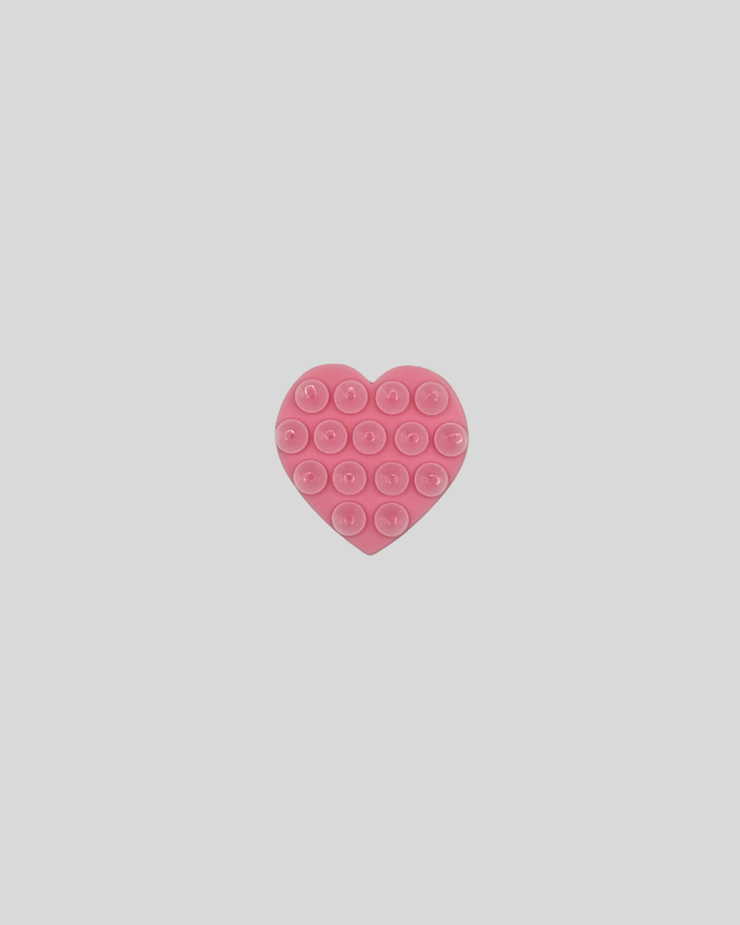Ventosa para teléfono con forma de corazón