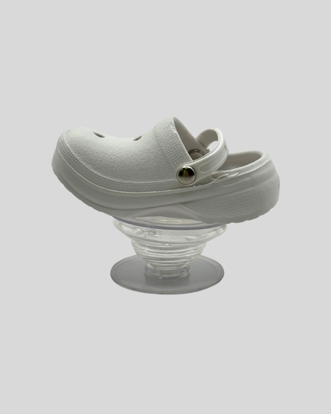 Pop Socket Mini Croc Blanco