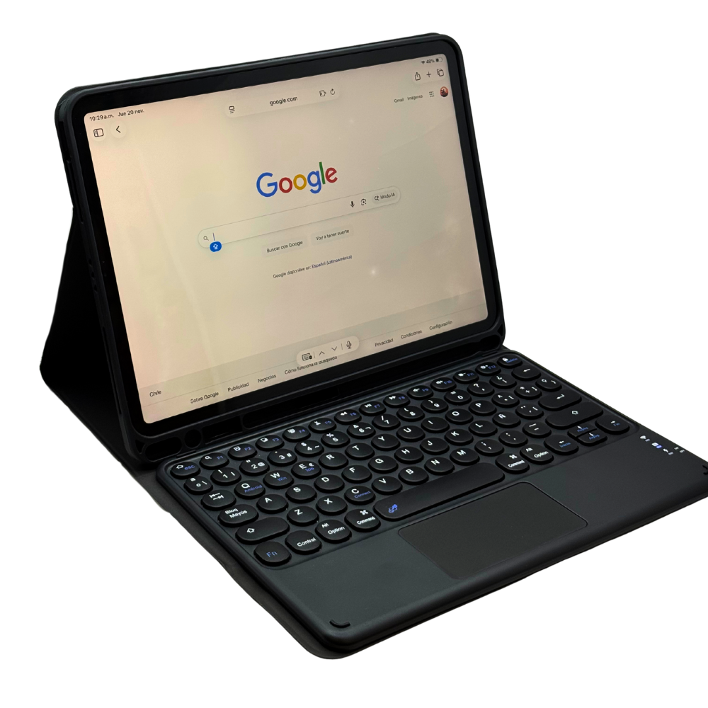 Funda con teclado para iPad 10.2 9th-8th, 7th, iPad Air 3rd Gen, iPad Pro 10.5