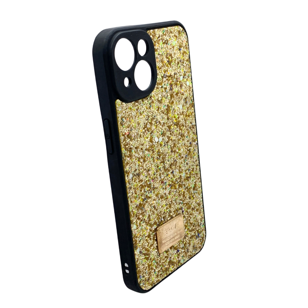 Carcasa Para iPhone 13 Purpurina Brillante