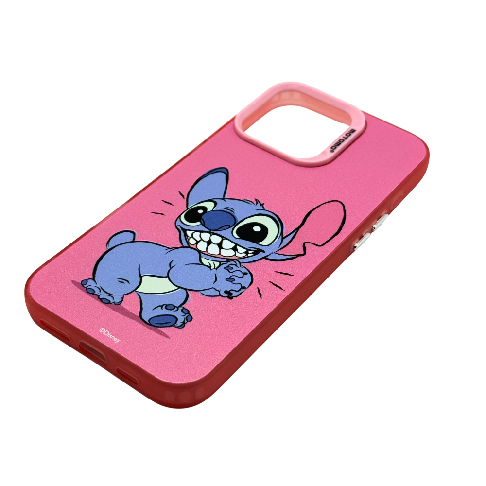 Carcasa Stitch Antigolpes para iPhone 16 Pro, Diseño Disney