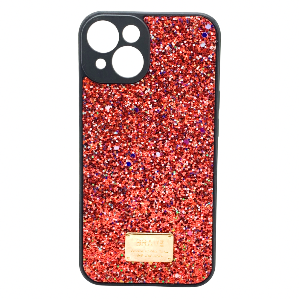 Carcasa Para iPhone 13 Purpurina Brillante