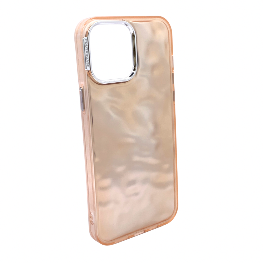 Carcasa Para iPhone 13 Pro Max Estilo Metálico Ondulado