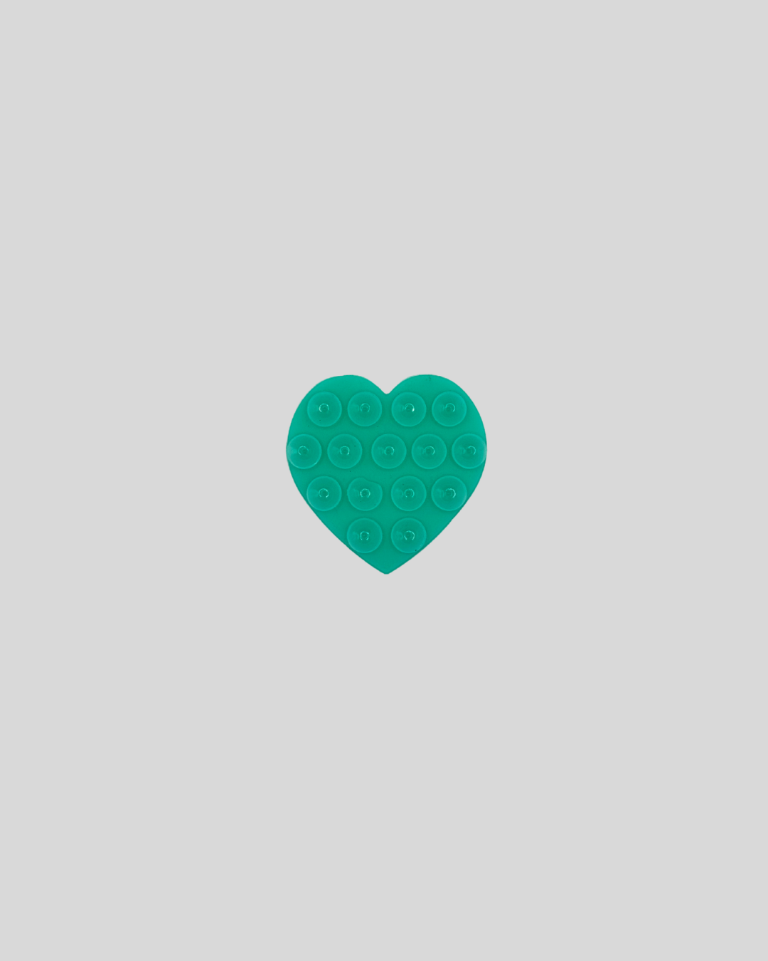 Ventosa para teléfono con forma de corazón