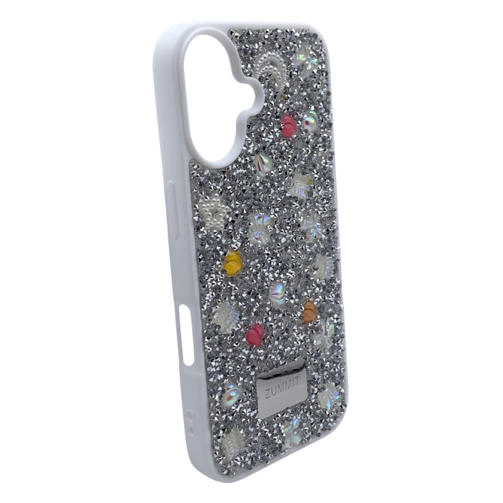 Carcasa Para iPhone 16 Estilo Brillos Con Relieve