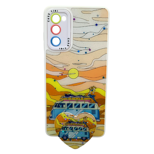 Funda Samsung S20 FE Estilo Viajero + Popsocket de Regalo - Carcasa Combi Hippie