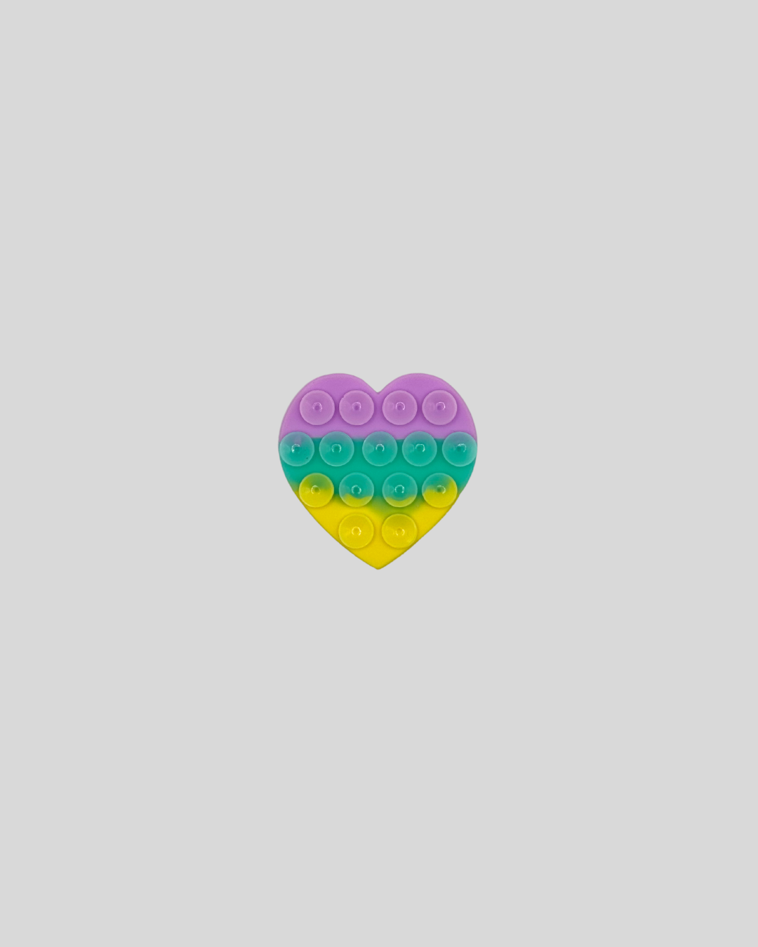 Ventosa para teléfono con forma de corazón