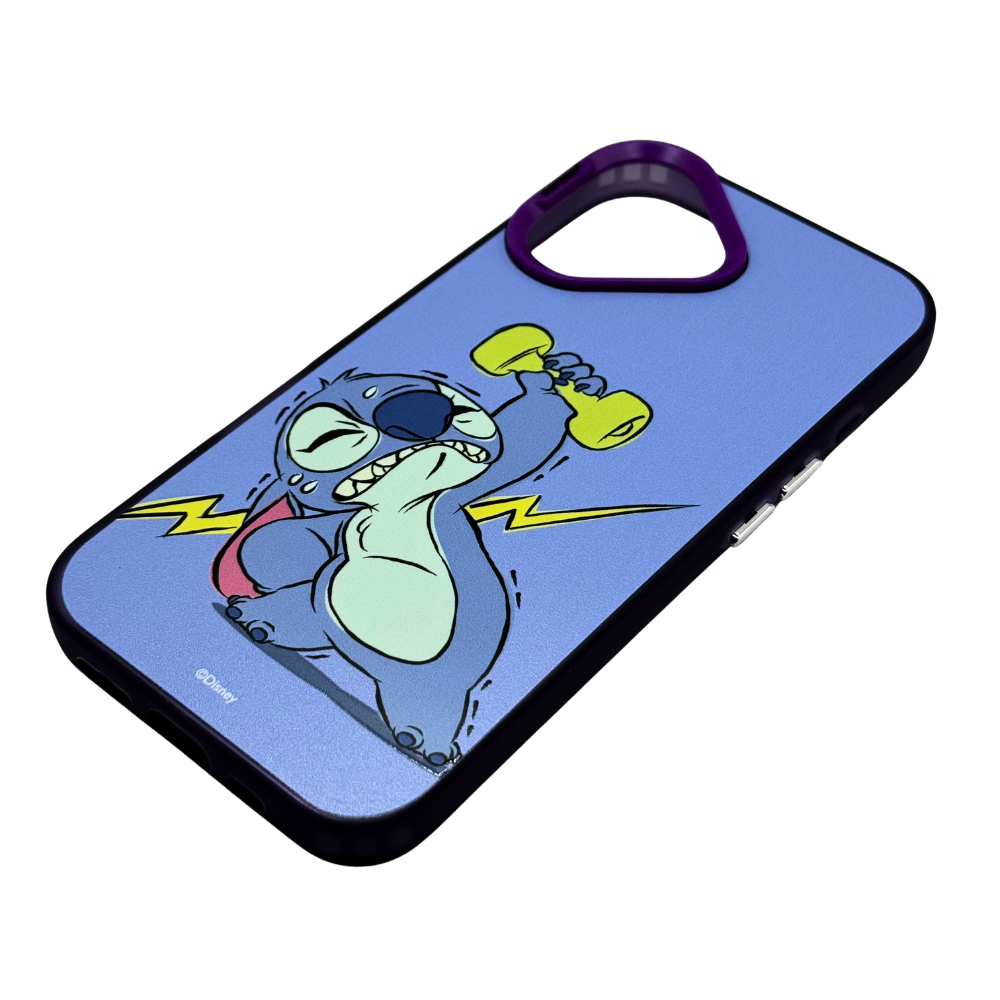 Carcasa Stitch Antigolpes para iPhone 16, Diseño Disney