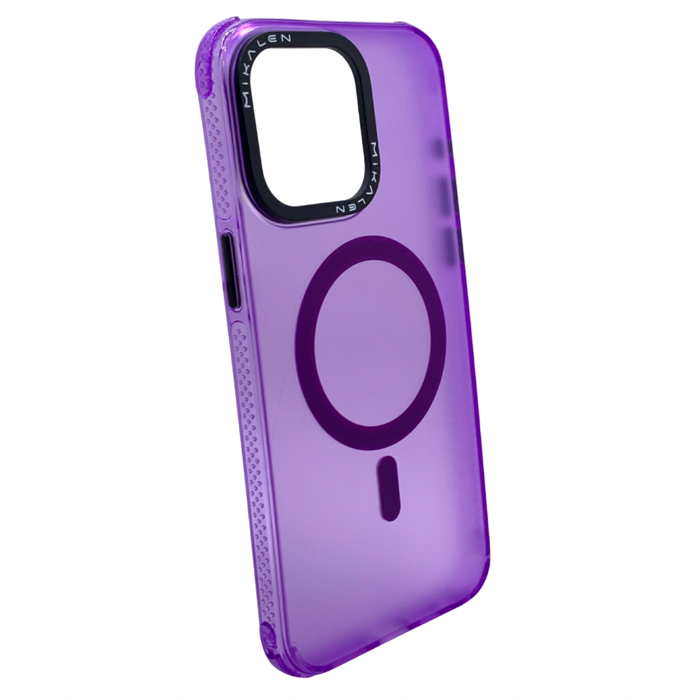 Carcasa Para iPhone 15 Pro Max MagSafe Morada