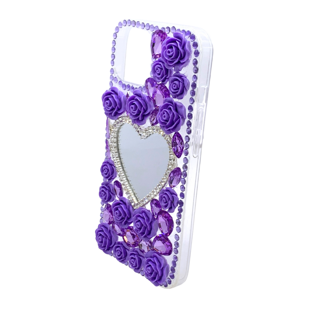 Carcasa Para iPhone 13 Espejo Corazón