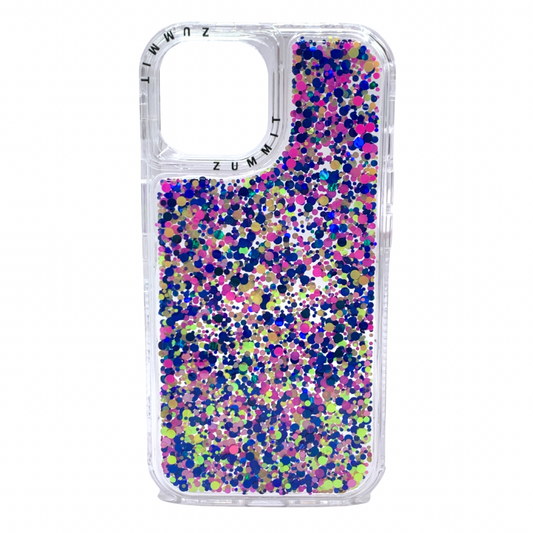Carcasa Para iPhone 15 Estilo Glitter Reforzada