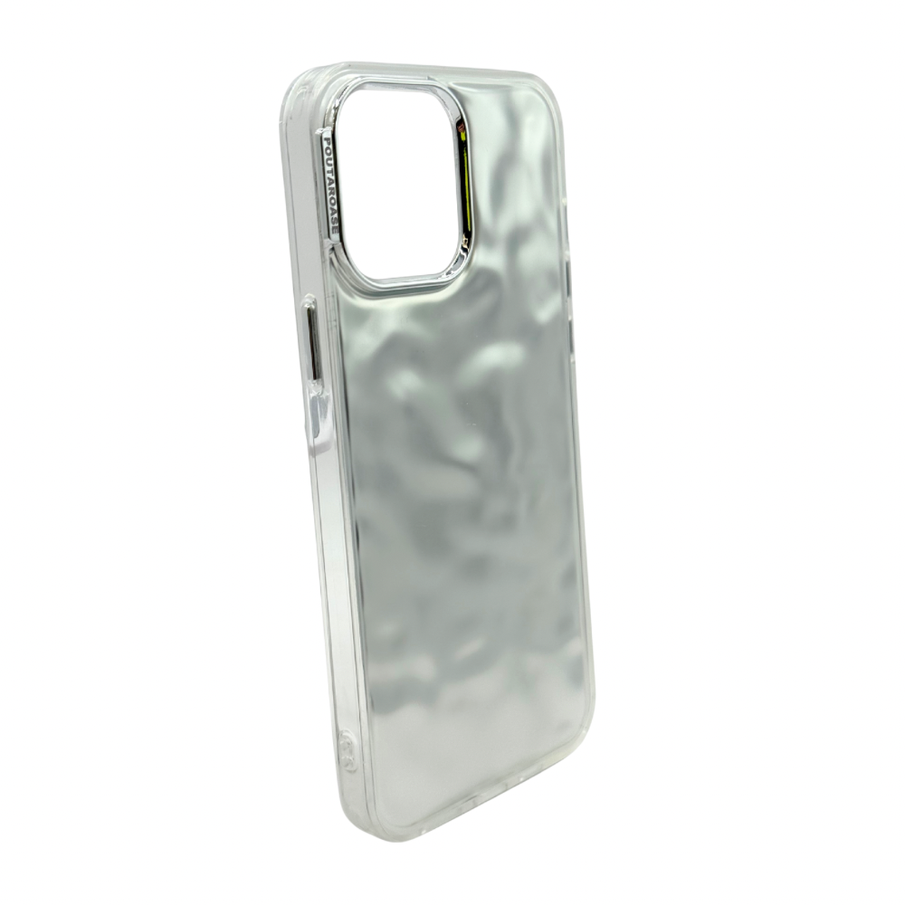Carcasa Para iPhone 12 Pro Max Cromada Con Efecto Espejo