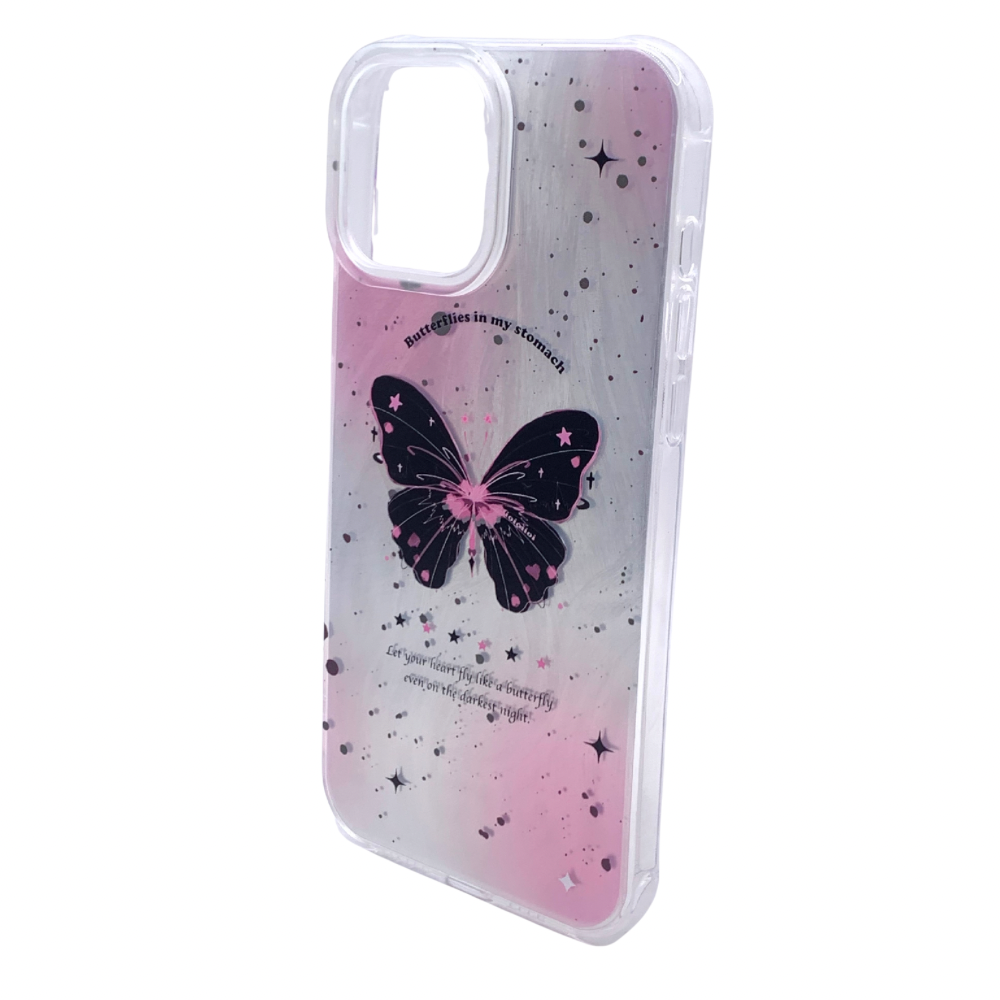 Carcasa Para iPhone 13 Pro Max Estilo Mariposa