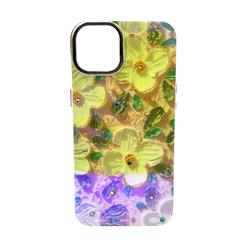 Carcasa Para iPhone 13 y iPhone 14 Estilo Floral