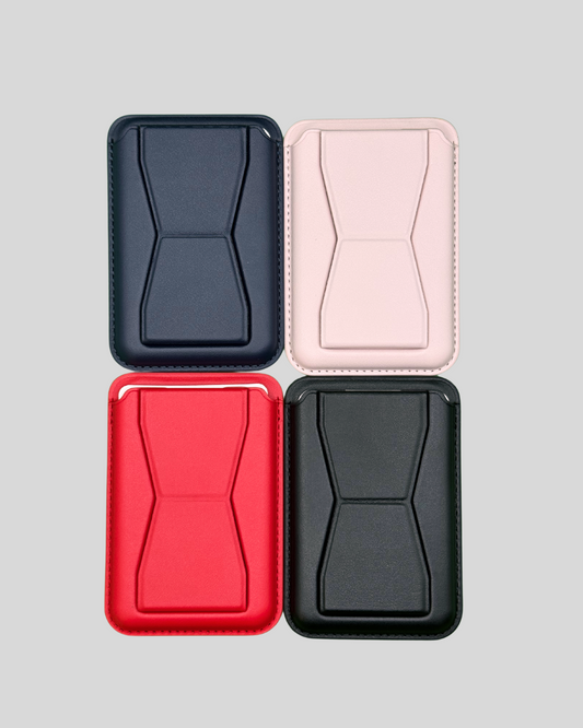 Tarjetero de símil cuero con MagSafe