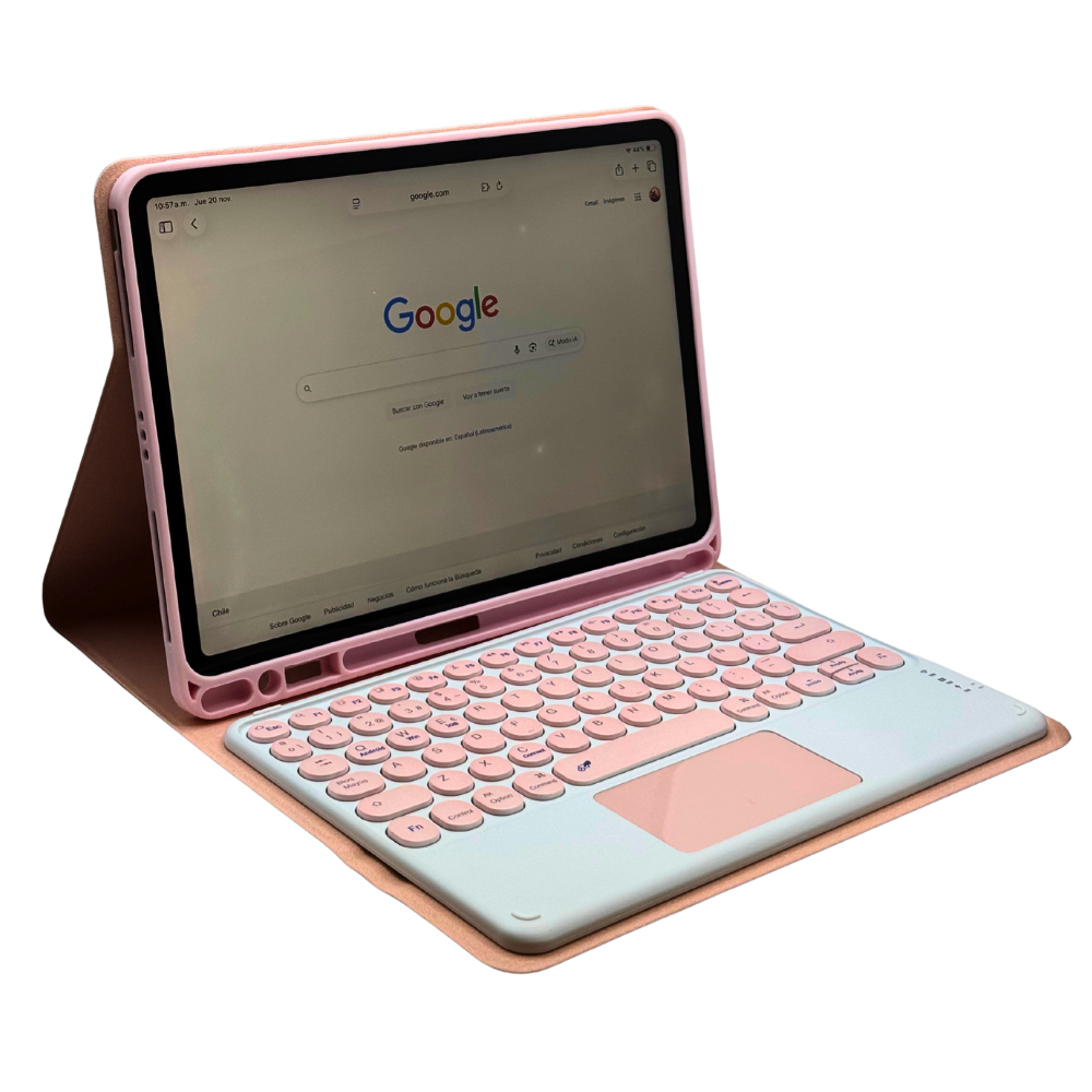 Funda con teclado para iPad 10.2 9th-8th, 7th, iPad Air 3rd Gen, iPad Pro 10.5