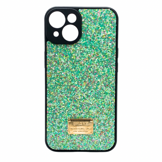 Carcasa Para iPhone 13 Purpurina Brillante