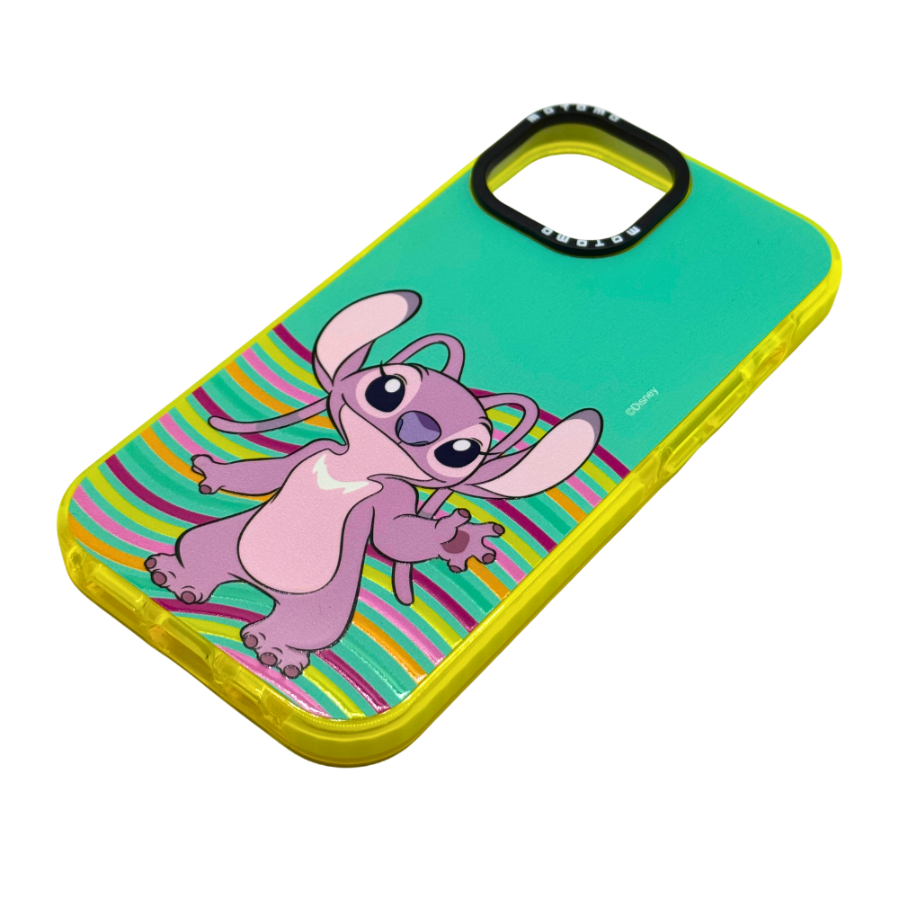 Carcasa Stitch Antigolpes para iPhone 15-14-13, Diseño Disney