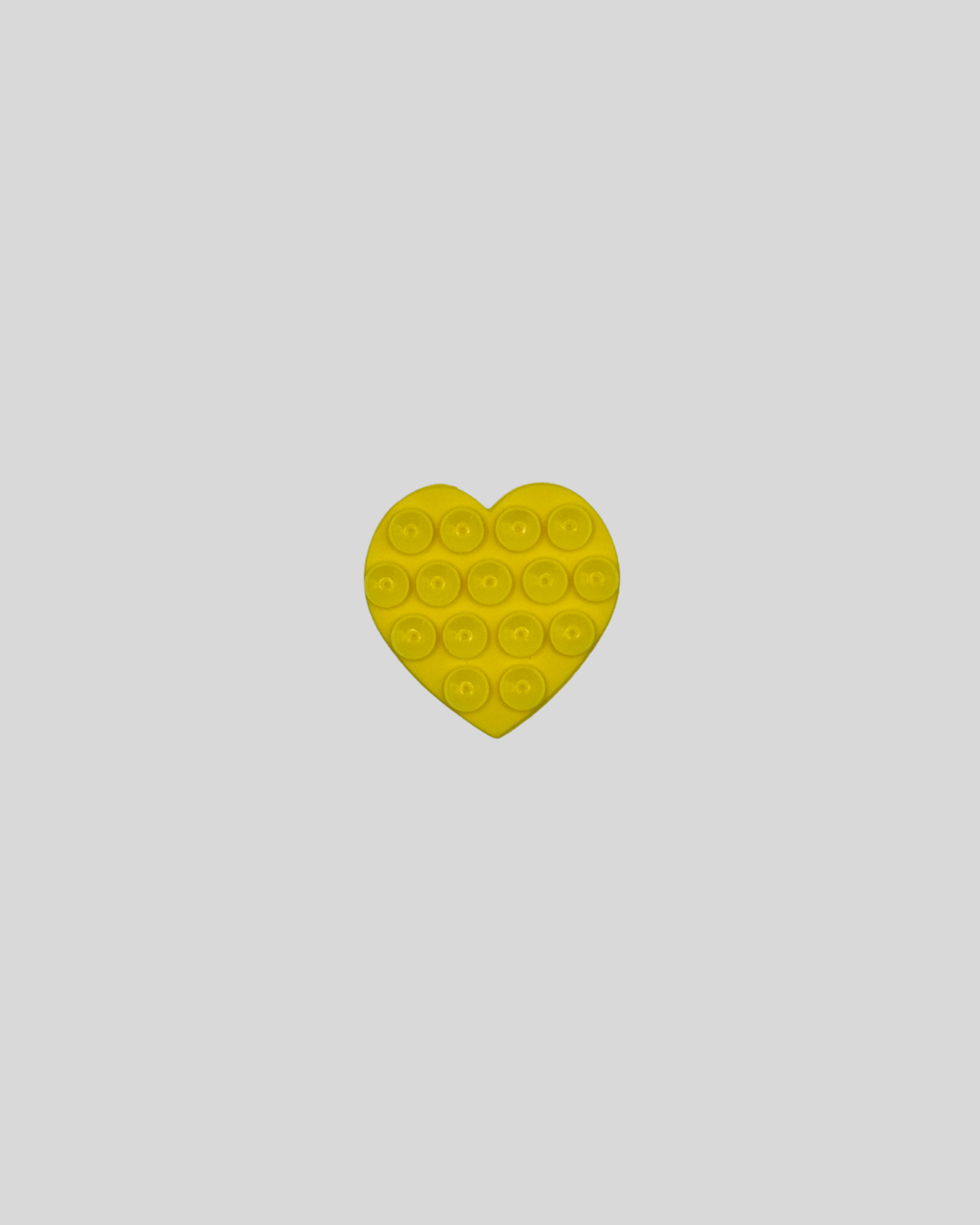 Ventosa para teléfono con forma de corazón
