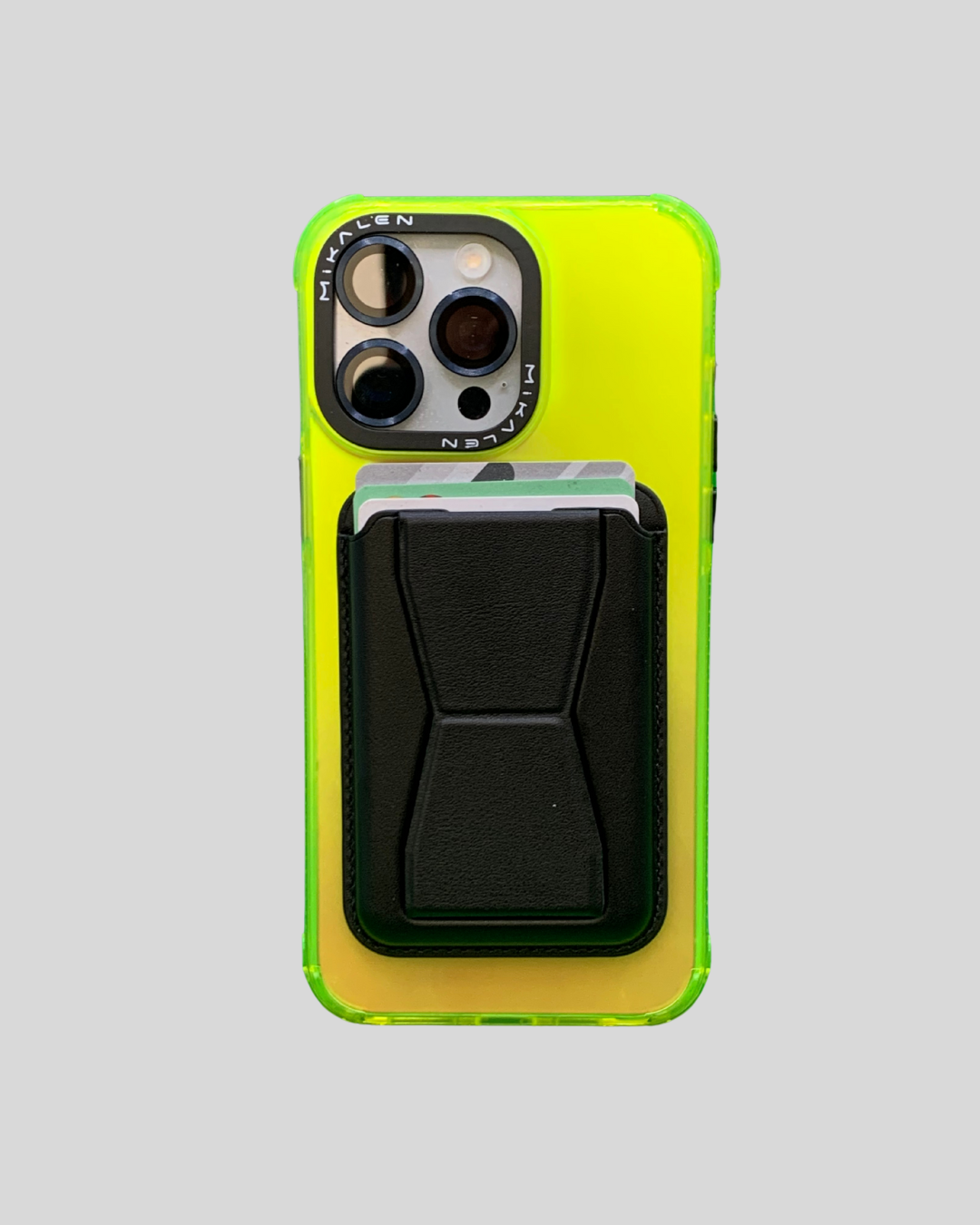 Tarjetero de símil cuero con MagSafe