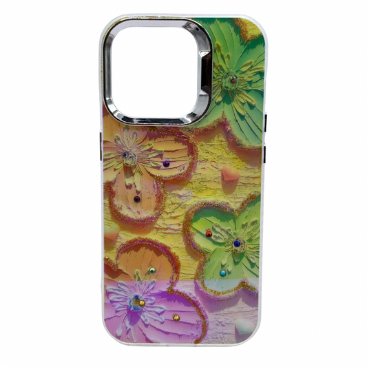 Carcasa Para iPhone 15 Pro Estilo Floral